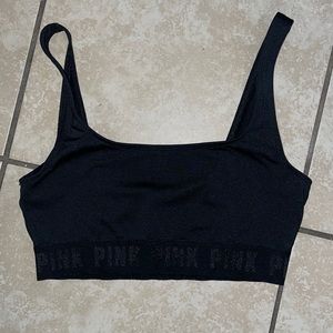 PINK Victorias Secret Black Sports bra